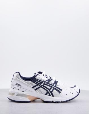 asics gel white trainers