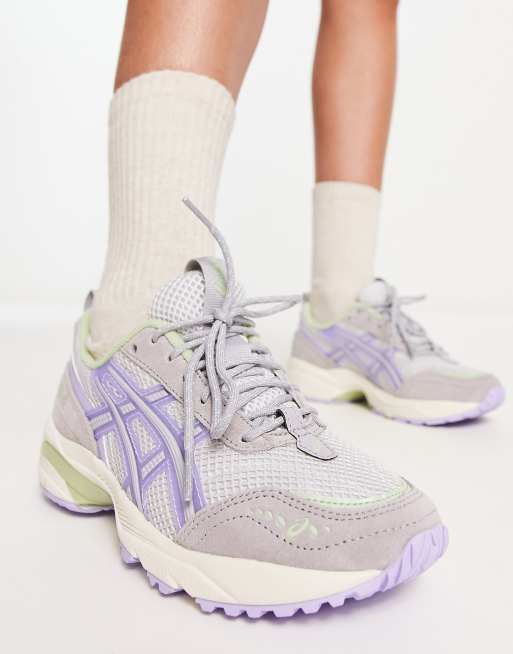 Asics grey trainers on sale womens