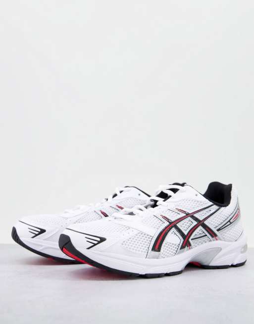 Asics rouge 2025 et blanc