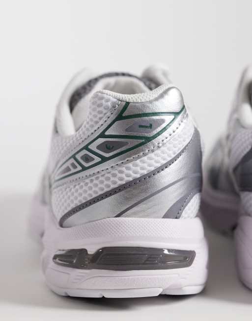 Asics – Gel 1130 – Biało-zielone buty sportowe, 4 z 5