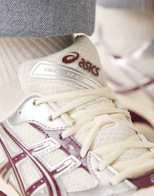 Asics – Gel-1130 – Gräddvita och lila träningsskor, 5 av 5