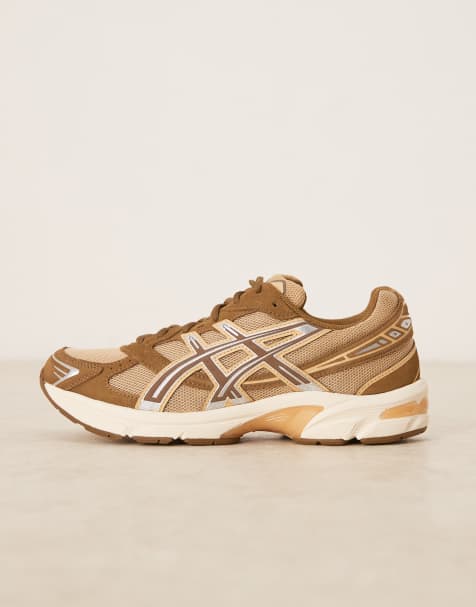 Asics - Gel-1130 - Lysebrune sneakers med beige detaljer - view 1