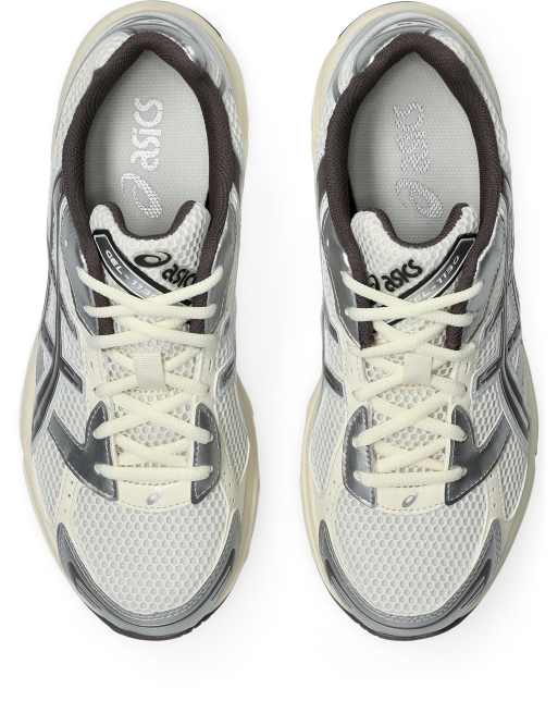 Asics GEL-1130 Sneaker in Cremeweiß und Braun, 3 von 4