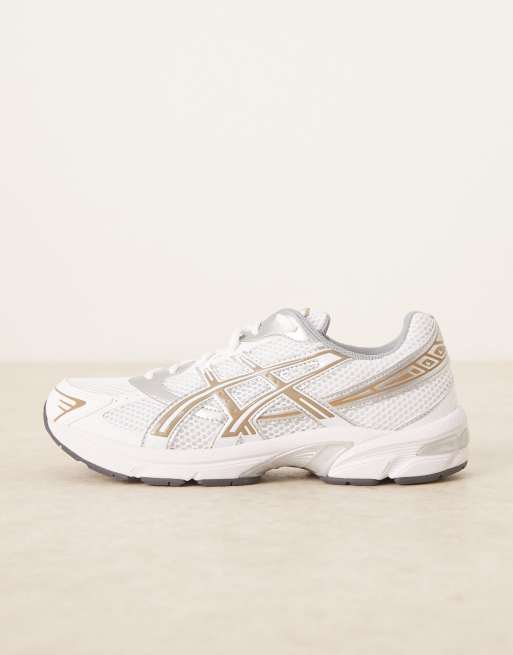 Asics - Gel-1130 - Sneakers bianche e color pepe, 2 di 5