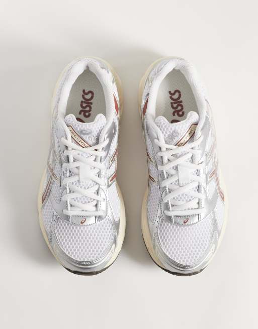 ASICS GEL-1130 sneakers bianche e ruggine, 2 di 5