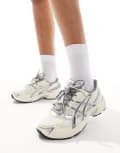 [Asics] Asics Gel-1130 sneakers in cream silver and grey-White 39 CREAM