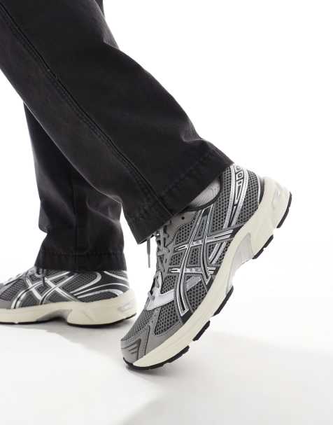 Asics - Gel-1130 - Sneakers in donkergrijs en zilver - view 1