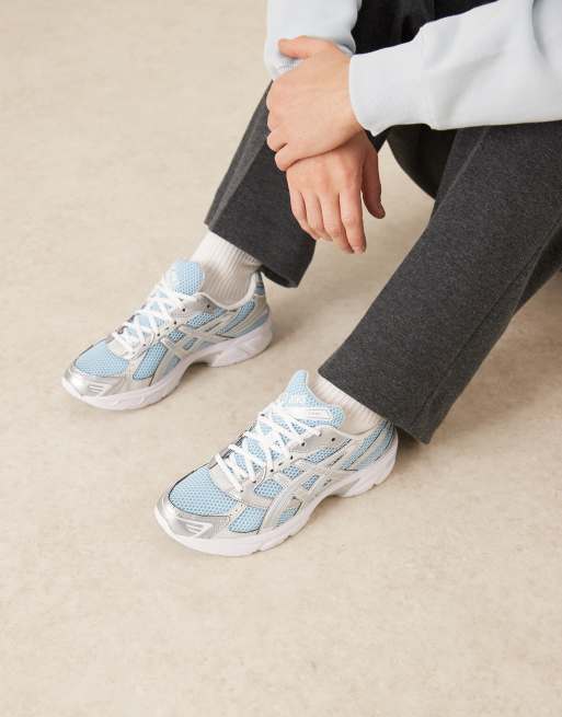 Asics - Gel-1130 - Sneakers in hemelsblauw en zilver, 2 van 5