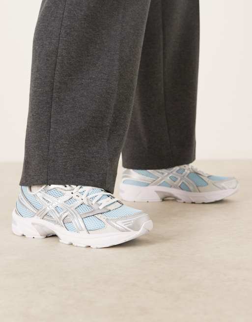 Asics - Gel-1130 - Sneakers in hemelsblauw en zilver, 5 van 5