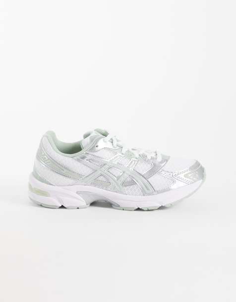 Asics – Gel-1130 – Szałwiowo-srebrne buty sportowe - view 1
