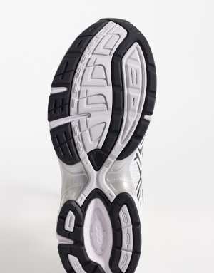Asics Gel 1130 trainers in black and white