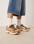 [Asics] Asics Gel-1130 trainers in camel beige and chestnut-Neutral 41.5 BEIGE