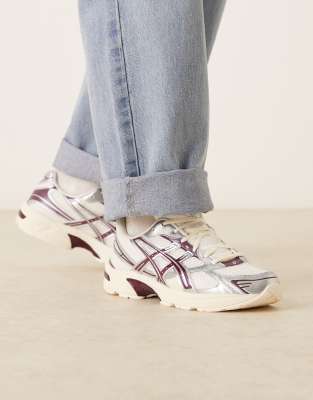  Gel-1130 trainers in cream and purple