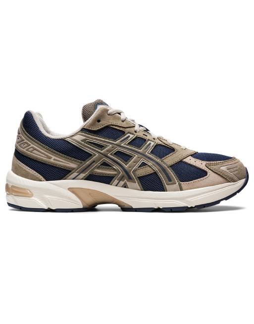 Asics shop navy trainers