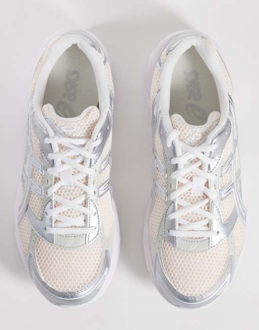 Asics Gel-1130 trainers in pure silver, 3 of 5