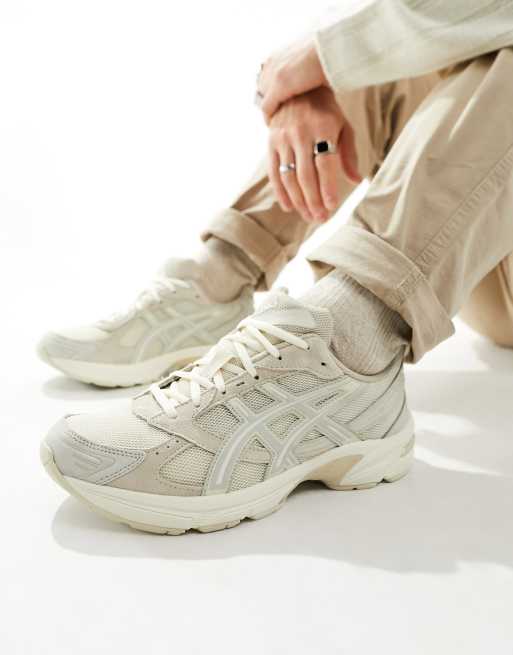 Asics Gel-1130 trainers in vanilla and white sage