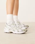 [Asics] Asics GEL-1130 trainers in white and green 38 WHITE
