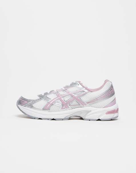 Asics Gel-1130 trainers in white and pink - view 1
