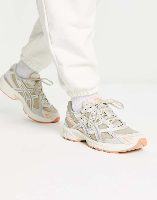 Asics - Gel-1130 - Unisex - Sneakers i beige og ferskenfarve, 4 af 4