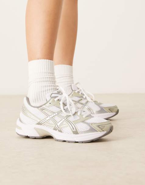 Asics – GEL-1130 – Vita och gröna sneakers - view 1