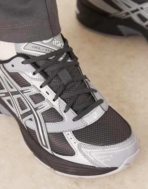 Asics - Gel-1130 - Zapatillas de deporte negras y grises, 5 de 5