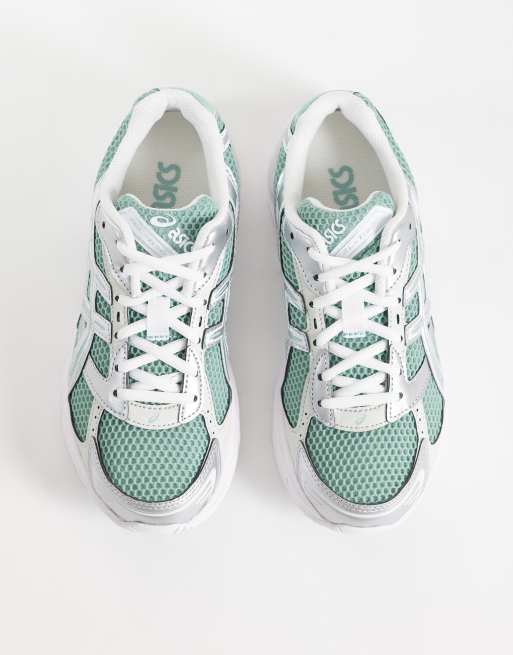 Asics – Gel-1130 – Zielono-srebrne buty sportowe, 2 z 5