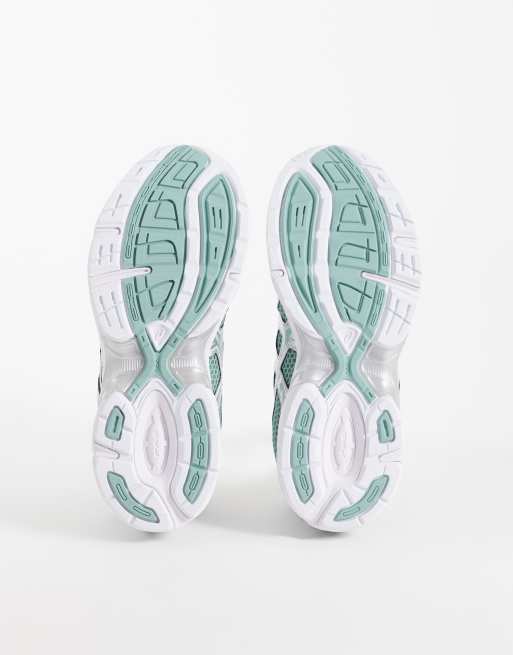 Asics – Gel-1130 – Zielono-srebrne buty sportowe, 4 z 5