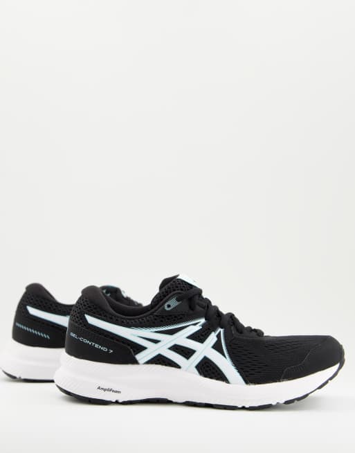 Asics - Gel-Contend 7 - Løbesneakers i sort/hvid 