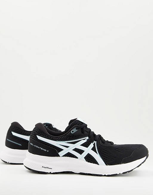 asos.com | Asics Gel-Contend 7 running trainers in black and white