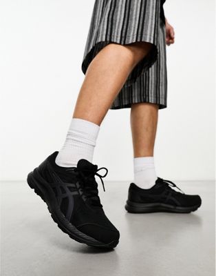 Asics Gel-Contend 8 neutral running trainers in black - ASOS Price Checker