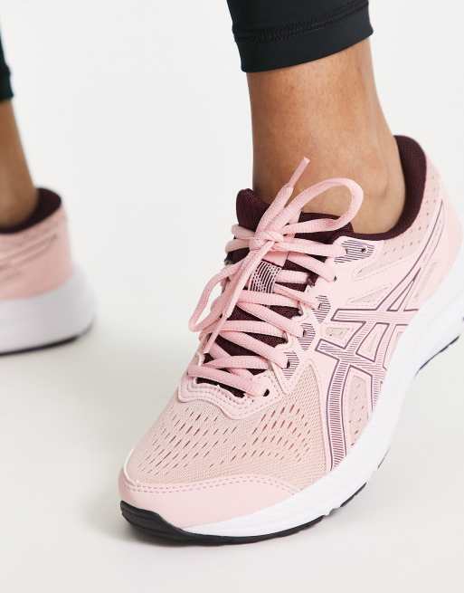 Asics Gel Contend 8 Baskets de course neutres Rose ASOS