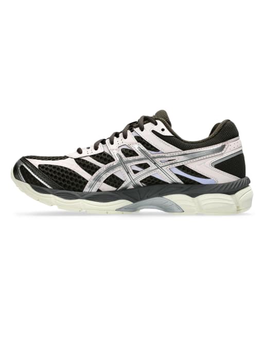 Asics Gel-Cumulus 16 i kaffe, brun, sølv og pink, 2 af 4