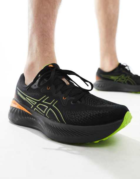 Men's GEL-PULSE 15 GTX, Black/Illuminate Green, Running