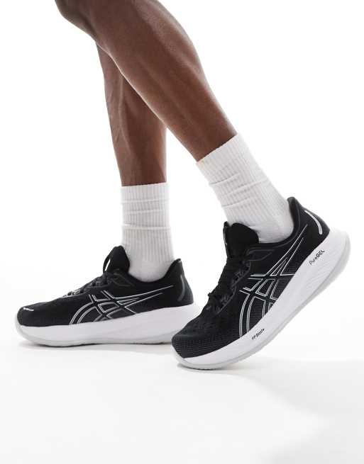 Asics - Gel-Cumulus 26 Neutral - Hardloopschoenen in zwart en wit