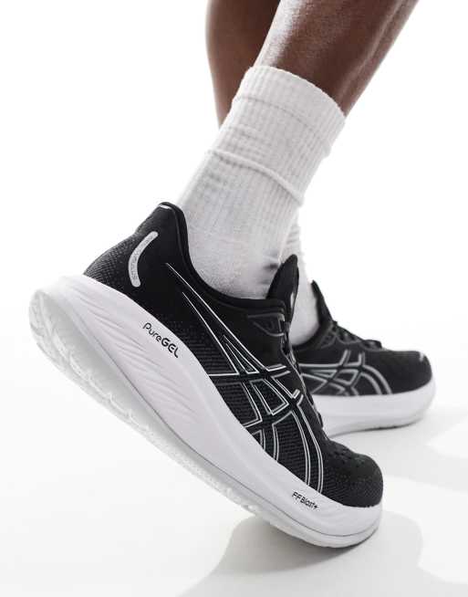 Asics – Gel-Cumulus 26 Neutral – Svarta och vita löparskor, 5 av 5