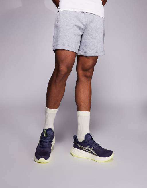 Asics Gel-Cumulus 27 running trainers in indigo fog and lucid yellow, 5 of 5