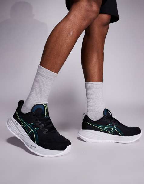 Asics – Gel-Cumulus 27 – Svarta och gula löparskor - view 1