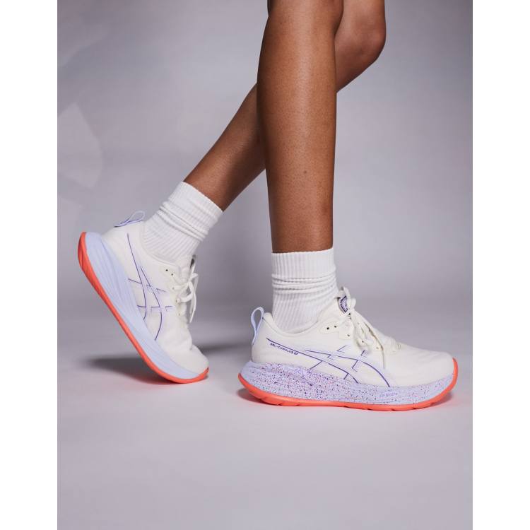 Asics Gel-Cumulus 27 Tokyo running trainers in off white and