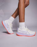 [Asics] Asics Gel-Cumulus 27 Tokyo running trainers in off white and purple 38 IVORY