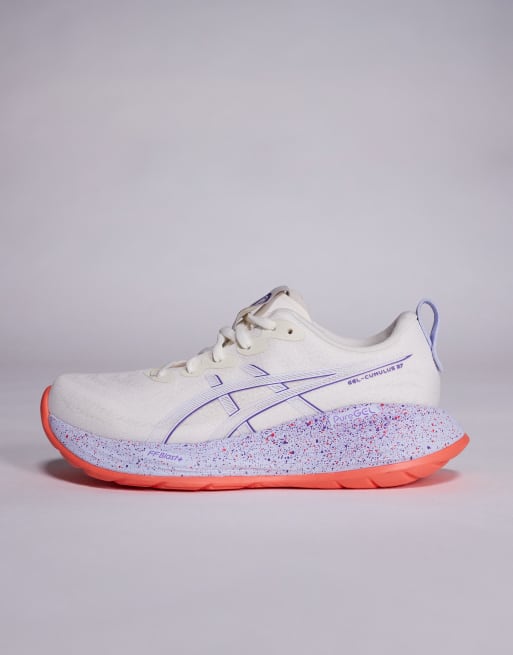 Asics Gel-Cumulus 27 Tokyo running trainers in off white and