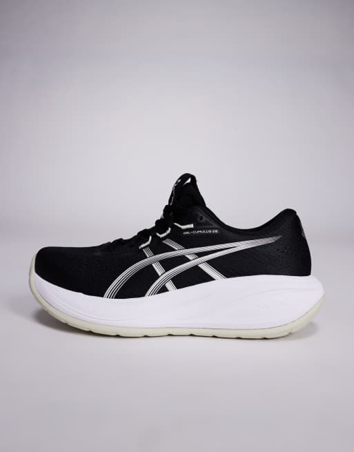 Asics - Gel-Cumulus 28 - Hardloopschoenen in zwart en wit, 2 van 5