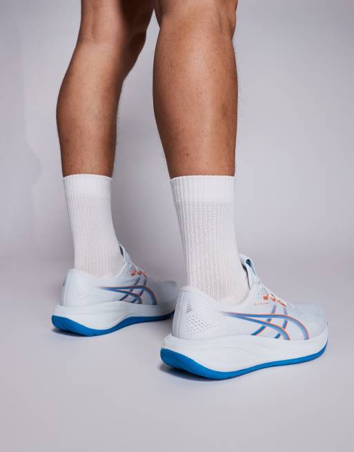 Asics - Gel-Cumulus 28 - Hvide og blå sneakers, 4 af 5