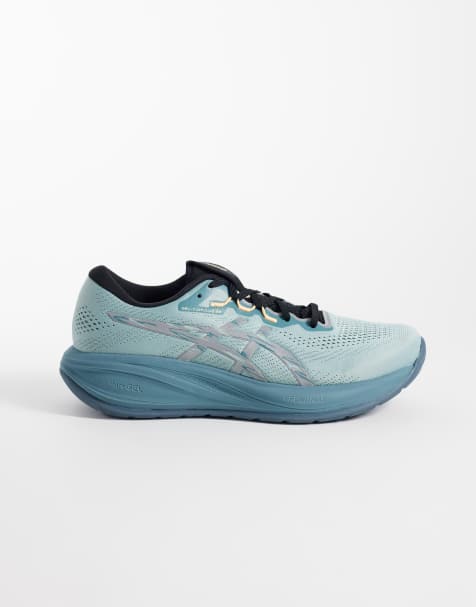 Asics Gel-Cumulus 28 lite-show running trainers in orange and grey - view 1