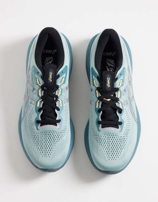 Asics Gel-Cumulus 28 lite-show running trainers in orange and grey, 3 of 5