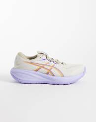 Asics Gel Cumulus 28 running trainers in oatmeal and lilac