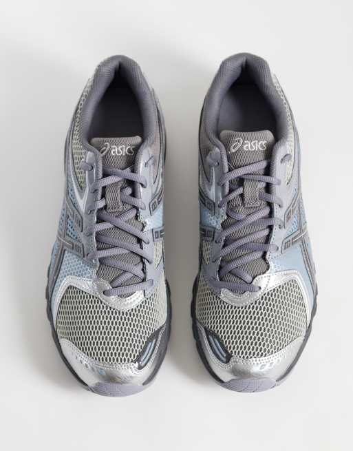 Asics Gel-DS 14 trainers in grey and brown, 3 of 5