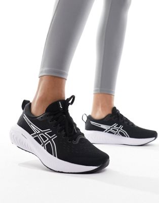 Asics Gel-Excite 10 neutral running trainers in black - ASOS Price Checker