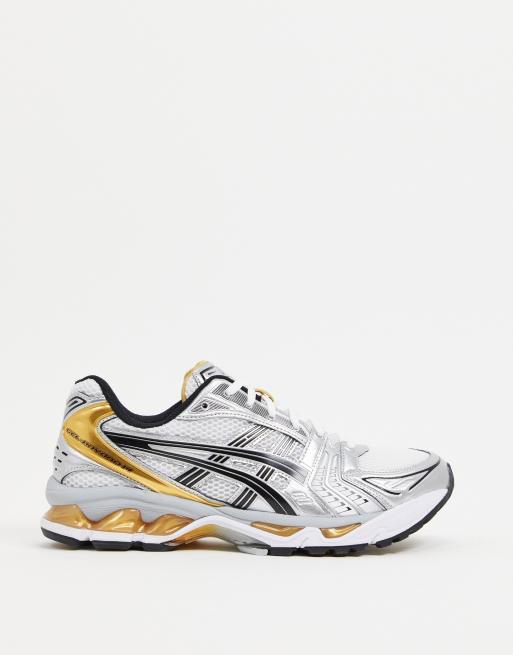 Denk vooruit etiquette agenda Asics - Gel Kayano 14 - Sneakers in zilver en goud | ASOS