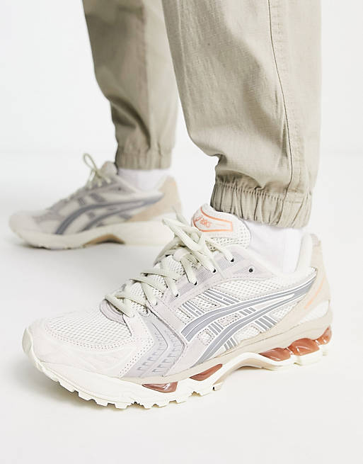 Asics Gel-Kayano 14 trainers in white and purple | ASOS