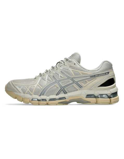 ASICS Gel-Kayano 20 trainers in stone grey and silver - view 1